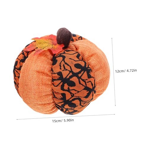 DECORNIJIA Stoff Kürbis Deko mit Lachendem Gesicht Weiche PP Baumwolle Füllung Wiederverwendbar Robustes Material Halloween Party Tischdeko Herbst Zimmerdekoration DECORNIJIA Stoff Kürbis Deko mit Lachendem Gesicht Weiche PP Baumwolle Füllung Wiederverwendbar Robustes Material Halloween Party Tischdeko Herbst Zimmerdekoration von DECORNIJIA