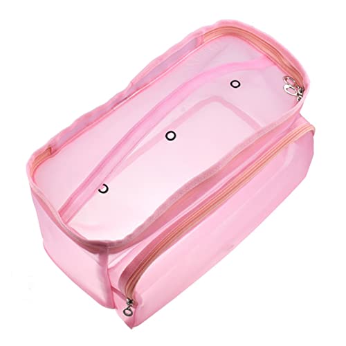 DECORNIJIA Stricktasche Strapazierfähigem Netzgewebe mit Reißverschluss für Stricknadeln Häkelhaken und Nähzubehör Große Kapazität für Unterwegs DECORNIJIA Stricktasche Strapazierfähigem Netzgewebe mit Reißverschluss für Stricknadeln Häkelhaken und Nähzubehör Große Kapazität für Unterwegs von DECORNIJIA
