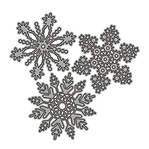 DECORNIJIA Teiliges Schneeflocken Stanzformen aus Langlebigem Eisen Metall Wiederverwendbare Schneide und Prägeschablonen für DIY Karten Scrapbooking und Bastelarbeiten zu Weihnachten DECORNIJIA Teiliges Schneeflocken Stanzformen aus Langlebigem Eisen Metall Wiederverwendbare Schneide und Prägeschablonen für DIY Karten Scrapbooking und Bastelarbeiten zu Weihnachten von DECORNIJIA