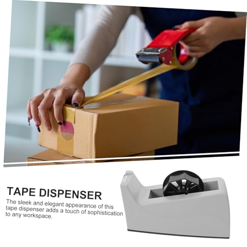 DECORNIJIA Tisch klebebandspender aus Robustem Abs und Metall Stabiler Paketbandhalter mit Präzisem Schneidesystem Benutzerfreundlich als Desktop Tape Dispenser für Büro und Versand DECORNIJIA Tisch klebebandspender aus Robustem Abs und Metall Stabiler Paketbandhalter mit Präzisem Schneidesystem Benutzerfreundlich als Desktop Tape Dispenser für Büro und Versand von DECORNIJIA
