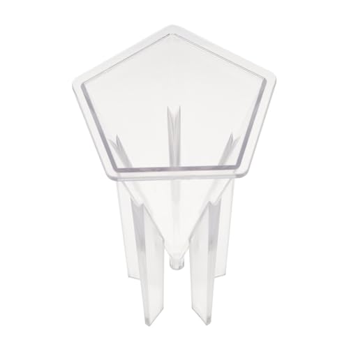 DECORNIJIA Transparente Kunststoff Kerzenform DIY Fünfeckige Kegelform Flexible und Langlebige Gießform Leicht Entformbar für Handgemachte Kerzen und Kreative Bastelprojekte DECORNIJIA Transparente Kunststoff Kerzenform DIY Fünfeckige Kegelform Flexible und Langlebige Gießform Leicht Entformbar für Handgemachte Kerzen und Kreative Bastelprojekte von DECORNIJIA