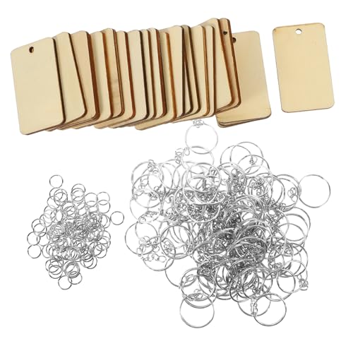 DECORNIJIA Unlackierte Holz Schlüsselanhänger Blanks DIY Anhänger Holzrohlinge Leicht Robust Vielseitig für Schlüssel Rucksack Taschen Zubehör DECORNIJIA Unlackierte Holz Schlüsselanhänger Blanks DIY Anhänger Holzrohlinge Leicht Robust Vielseitig für Schlüssel Rucksack Taschen Zubehör von DECORNIJIA