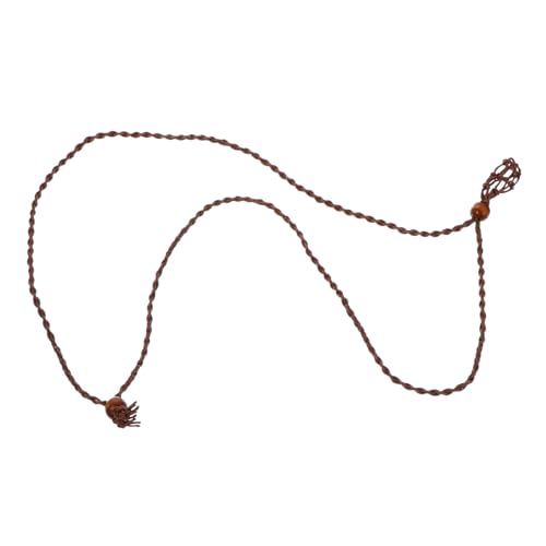 DECORNIJIA Verstellbarer Handgefertigter Schmuckhalter Netzbeutel für Natürliche Edelsteinanhänger DIY Kristall Halsketten Armband Zubehör ohne Stein Geschenkidee für und Familie von DECORNIJIA