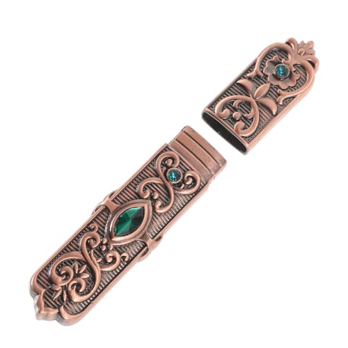 DECORNIJIA Vintage Metall Nadelbehälter mit Strasssteinen Robuster Sticknadeln Aufbewahrungstube Tragbarer und Leichter Nähzubehör Organizer für Handnähnadeln und Stickerei DECORNIJIA Vintage Metall Nadelbehälter mit Strasssteinen Robuster Sticknadeln Aufbewahrungstube Tragbarer und Leichter Nähzubehör Organizer für Handnähnadeln und Stickerei von DECORNIJIA