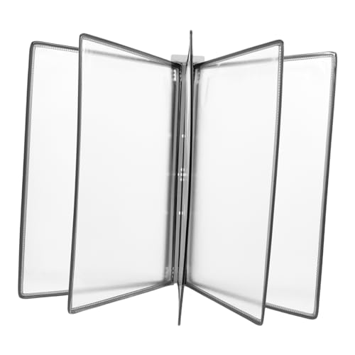 DECORNIJIA Wandmontierter Aktenhalter Seiten Organizer für Referenzdateien und Magazine Platzsparend Robust für Büro Ausstellung Einfach zu Montieren von DECORNIJIA