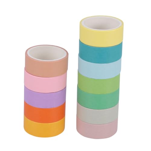 DECORNIJIA Washi Tape Zuckerfarben Großes Washi Papier Klebeband Dekoratives Geschenkband Bastelband für Geschenkverpackung und DIY Deko DECORNIJIA Washi Tape Zuckerfarben Großes Washi Papier Klebeband Dekoratives Geschenkband Bastelband für Geschenkverpackung und DIY Deko von DECORNIJIA
