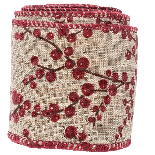 DECORNIJIA Weihnachtliches Geschenkband aus Hochwertigem Leinen Buntes DIY Bastelband für Geschenkverpackungen und Weihnachtsdeko Leicht Zuschneidbar Langlebig und Farbecht für Festliche DECORNIJIA Weihnachtliches Geschenkband aus Hochwertigem Leinen Buntes DIY Bastelband für Geschenkverpackungen und Weihnachtsdeko Leicht Zuschneidbar Langlebig und Farbecht für Festliche von DECORNIJIA