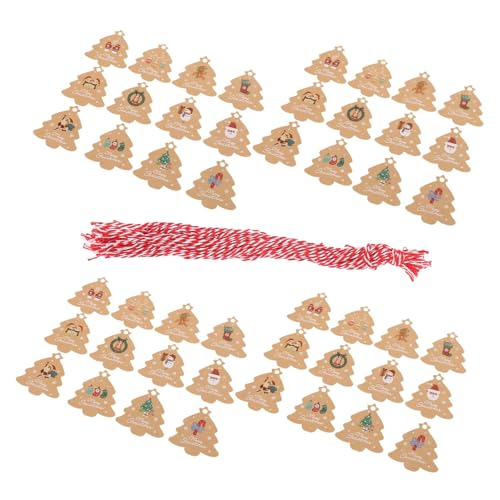 DECORNIJIA Weihnachtsanhänger Baum Weihnachten im Freien weihnachtliche dekorative Tags Weihnacht-DIY-Tags-Anhänger bedruckte Etiketten Papieretiketten Kraftpapier DECORNIJIA Weihnachtsanhänger Baum Weihnachten im Freien weihnachtliche dekorative Tags Weihnacht-DIY-Tags-Anhänger bedruckte Etiketten Papieretiketten Kraftpapier von DECORNIJIA