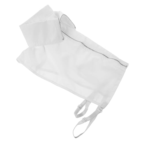 DECORNIJIA Weißer Abnehmbarer Baumwoll Falscher Kragen mit Reißverschluss Teil Blusenkragen für Damen Weicher Atmungsaktiver Einsatz Klassischer Kragen für Pullover und Hemden Vielseitig DECORNIJIA Weißer Abnehmbarer Baumwoll Falscher Kragen mit Reißverschluss Teil Blusenkragen für Damen Weicher Atmungsaktiver Einsatz Klassischer Kragen für Pullover und Hemden Vielseitig von DECORNIJIA