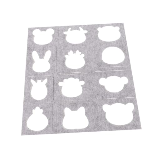 DECORNIJIA Wollfilz Schablone aus Filz Material Langlebige Nadelfilzen DIY Applikationsvorlage für Kleidung Hüte Stickerei Geeignet für Anfänger und Bastelprojekte mit Kindern DECORNIJIA Wollfilz Schablone aus Filz Material Langlebige Nadelfilzen DIY Applikationsvorlage für Kleidung Hüte Stickerei Geeignet für Anfänger und Bastelprojekte mit Kindern von DECORNIJIA
