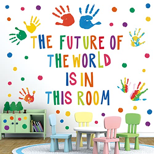 DECOWALL DS8-8050 Handdruck Zitate Wandtattoo Kinder dekorieren Wandaufkleber Kinder Kindergarten Schale und Stick abnehmbare Alphabet Kunst Mädchen Raum Motivation Junge Regenbogen Kreis DECOWALL DS8-8050 Handdruck Zitate Wandtattoo Kinder dekorieren Wandaufkleber Kinder Kindergarten Schale und Stick abnehmbare Alphabet Kunst Mädchen Raum Motivation Junge Regenbogen Kreis von DECOWALL