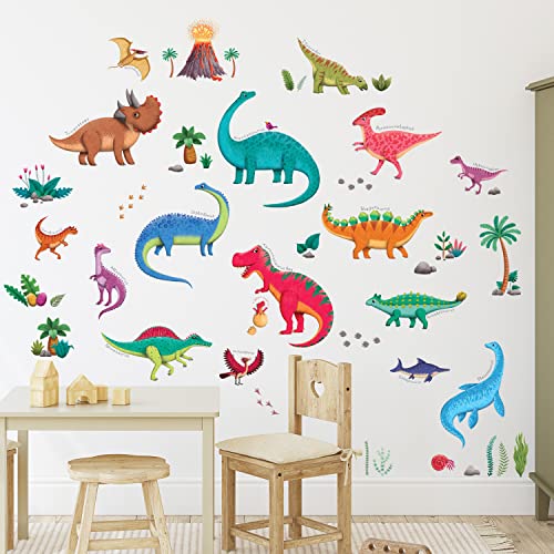 DECOWALL DS9-2115 16 Dinosaurier Wandtattoo Dino Trex Wandsticker Wandaufkleber für Junge Jungenzimmer Kinder Kinderzimmer Schlafzimmer Wanddeko Babyzimmer Wohnzimmer DECOWALL DS9-2115 16 Dinosaurier Wandtattoo Dino Trex Wandsticker Wandaufkleber für Junge Jungenzimmer Kinder Kinderzimmer Schlafzimmer Wanddeko Babyzimmer Wohnzimmer von DECOWALL