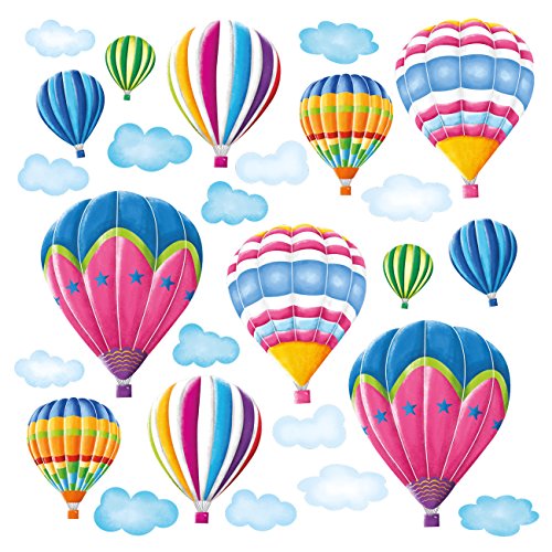 Heißluftballons im Himmel Wandtattoo Wandsticker Wandaufkleber Wanddeko für Wohnzimmer Schlafzimmer Kinderzimmer Heißluftballons im Himmel Wandtattoo Wandsticker Wandaufkleber Wanddeko für Wohnzimmer Schlafzimmer Kinderzimmer von DECOWALL