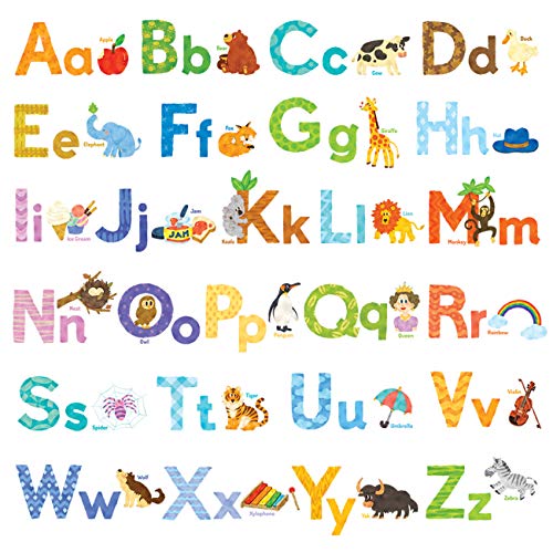 DECOWALL DW-1608S Aquarell Tiere Englisch Alphabet Wandtattoo Wohnzimmer Schlafzimmer Kinderzimmer DECOWALL DW-1608S Aquarell Tiere Englisch Alphabet Wandtattoo Wohnzimmer Schlafzimmer Kinderzimmer von DECOWALL