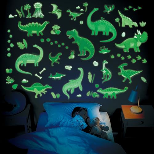 DECOWALL GDS4-8087 Leuchtende Dinosaurier Wandtattoos Dekoration Kinderzimmer Babyzimmer Jungen Klassenzimmer abnehmbar Schlafzimmer Licht abziehbar DECOWALL GDS4-8087 Leuchtende Dinosaurier Wandtattoos Dekoration Kinderzimmer Babyzimmer Jungen Klassenzimmer abnehmbar Schlafzimmer Licht abziehbar von DECOWALL