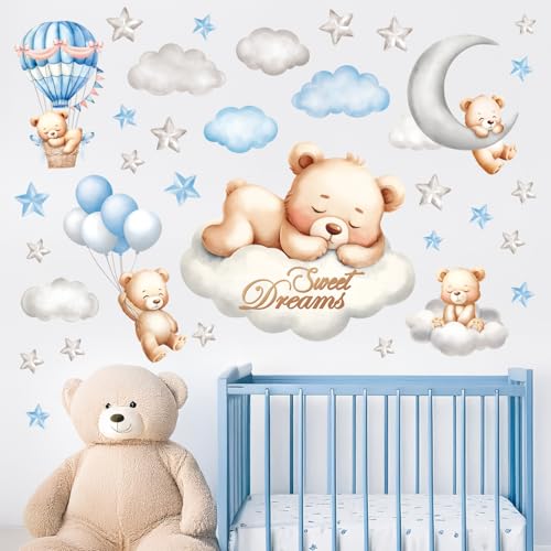 DECOWALL SG2-2407 Süße Träume Wandtattoo Wandaufkleber Bär Zitat Sterne Wolken Ballons Wandsticker für Kinder Baby Schlafzimmer Kinderzimmer Wohnzimmer Kunst Home Decor Dekoration Abnehmbar DECOWALL SG2-2407 Süße Träume Wandtattoo Wandaufkleber Bär Zitat Sterne Wolken Ballons Wandsticker für Kinder Baby Schlafzimmer Kinderzimmer Wohnzimmer Kunst Home Decor Dekoration Abnehmbar von DECOWALL