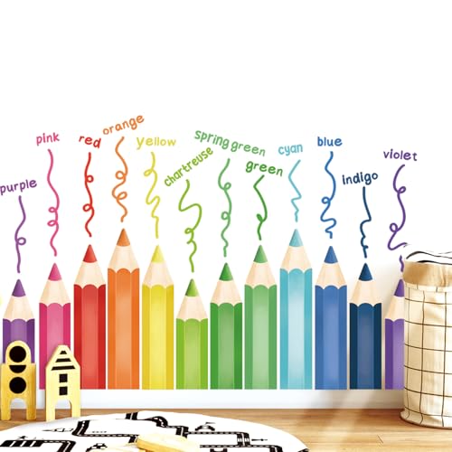 DECOWALL SG2-2417 Farben Buntstift Lern Wandtattoo Bleistift Kinderzimmer Heimdekoration Kinder Babyzimmer Klassenzimmer Spielzimmer DECOWALL SG2-2417 Farben Buntstift Lern Wandtattoo Bleistift Kinderzimmer Heimdekoration Kinder Babyzimmer Klassenzimmer Spielzimmer von DECOWALL