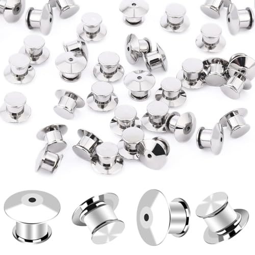 DECYOOL 200 Stück Metall-Verschlüsse, Stecknadelhalter, Stecknadelverschlüsse, Verriegelungsschnallen für Brosche, DIY, Handwerk, Abzeichen, Emaille, Revers, Nadeln, Pinlock DECYOOL 200 Stück Metall-Verschlüsse, Stecknadelhalter, Stecknadelverschlüsse, Verriegelungsschnallen für Brosche, DIY, Handwerk, Abzeichen, Emaille, Revers, Nadeln, Pinlock von DECYOOL