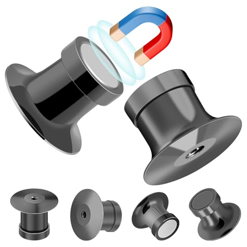 DECYOOL Magnetische Stecknadelrücken, 6 Stück, Metall-Pin-Verschlüsse für Verriegelungsstifte, Display-Emaille-Pins auf Kühlschrank, Metallplatte, Verriegelungsverschluss, Nadel-Rückschloss für von DECYOOL