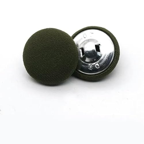 Stoffknöpfe zum Nähen, Basteln, Heimwerken, Hemden, Stoffschaft, Schnalle, Nähzubehör, 15 mm - 30 mm, 50 Stück von DEEBOW
