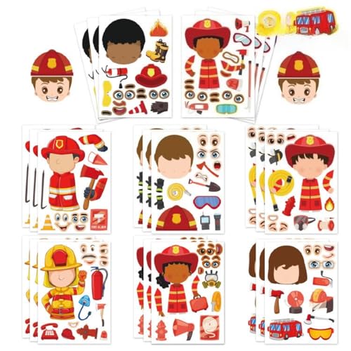 24pcs Feuerwehrmann Aufkleber Niedliche Cartoon Aufkleber Kinder Album Etiketten Tagebücher Geburtstag Dekorationen Geeignet für Jugendliche Kinder und Erwachsene 24pcs Feuerwehrmann Aufkleber Niedliche Cartoon Aufkleber Kinder Album Etiketten Tagebücher Geburtstag Dekorationen Geeignet für Jugendliche Kinder und Erwachsene von DEETREK