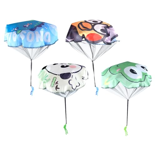 4pcs Tier Fallschirm Spielzeug, Hand geworfen Fallschirm Soldat Spielsets, Kinder Fallschirm Spielzeug, Kinder Flugspielzeug Geschenke, Fallschirm werfen Outdoor Spiele & Geschenke, kreatives Bastelsp 4pcs Tier Fallschirm Spielzeug, Hand geworfen Fallschirm Soldat Spielsets, Kinder Fallschirm Spielzeug, Kinder Flugspielzeug Geschenke, Fallschirm werfen Outdoor Spiele & Geschenke, kreatives Bastelsp von DEETREK
