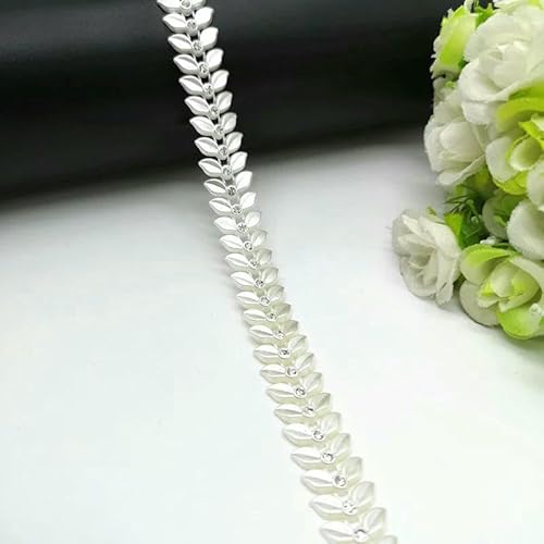 1 Yard Strass Kette Perle Kristall Kette Nähen auf Borten Hochzeit Kleid Kostüm Applikation #ZL01-25-07 1 Yard Strass Kette Perle Kristall Kette Nähen auf Borten Hochzeit Kleid Kostüm Applikation #ZL01-25-07 von DEFRTG
