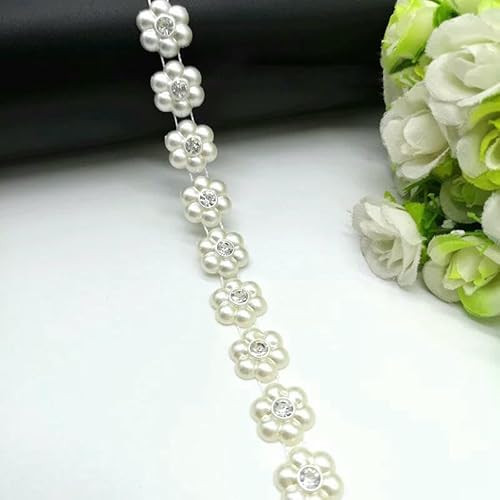 1 Yard Strass Kette Perle Kristall Kette Nähen auf Borten Hochzeit Kleid Kostüm Applikation #ZL01-25-09 1 Yard Strass Kette Perle Kristall Kette Nähen auf Borten Hochzeit Kleid Kostüm Applikation #ZL01-25-09 von DEFRTG