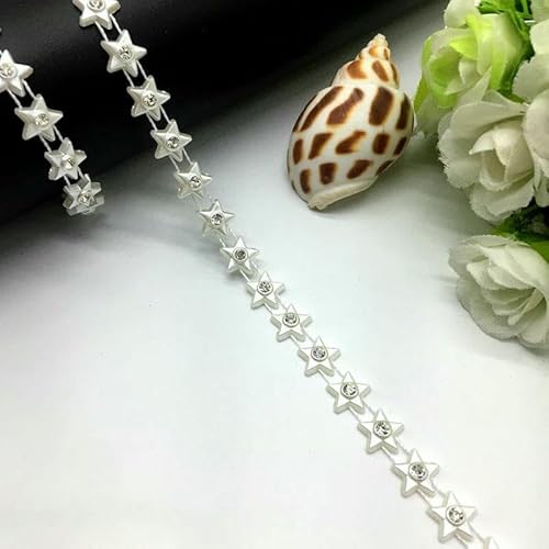 1 Yard Strass Kette Perle Kristall Kette Nähen auf Borten Hochzeit Kleid Kostüm Applikation #ZL01-25-19 1 Yard Strass Kette Perle Kristall Kette Nähen auf Borten Hochzeit Kleid Kostüm Applikation #ZL01-25-19 von DEFRTG
