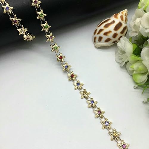 1 Yard Strass Kette Perle Kristall Kette Nähen auf Borten Hochzeit Kleid Kostüm Applikation #ZL01-25-25 1 Yard Strass Kette Perle Kristall Kette Nähen auf Borten Hochzeit Kleid Kostüm Applikation #ZL01-25-25 von DEFRTG