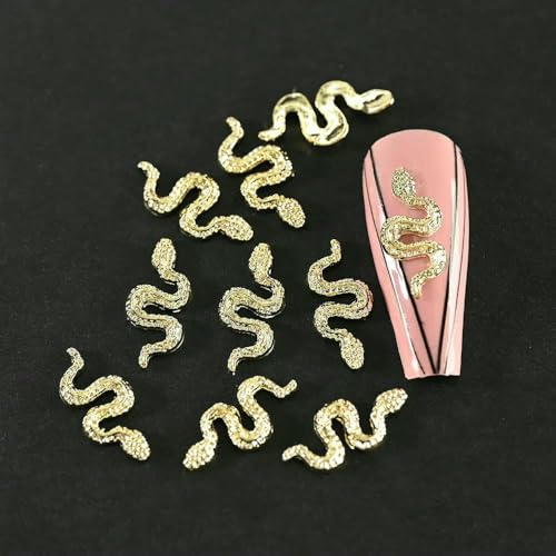 10 Stück Gold/Silber Nagel Charms 7 * 11cm Flache Rückseite Legierung Schmuck 3D Klassische Glitzer Strass Edelsteine Maniküre Dekor*-JE-NO82 10 Stück Gold/Silber Nagel Charms 7 * 11cm Flache Rückseite Legierung Schmuck 3D Klassische Glitzer Strass Edelsteine Maniküre Dekor*-JE-NO82 von DEFRTG