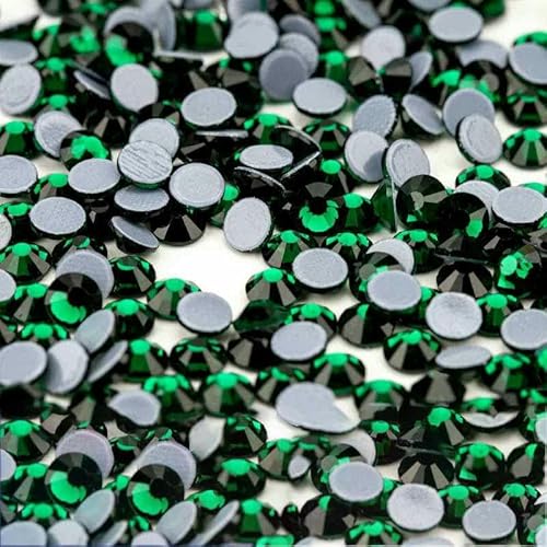 10.000 Stück Glaskristall-Hotfix-Strasssteine mit flacher Rückseite, Glitzer-Strasssteine für DIY-Stoffkleidung, 022 Smaragdgrün, SS16 – 10.000 10.000 Stück Glaskristall-Hotfix-Strasssteine mit flacher Rückseite, Glitzer-Strasssteine für DIY-Stoffkleidung, 022 Smaragdgrün, SS16 – 10.000 von DEFRTG
