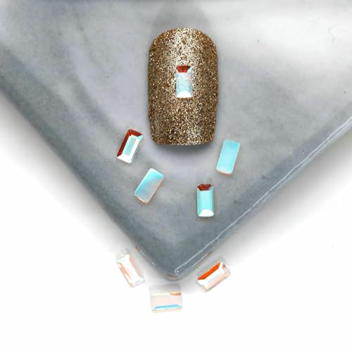 100/500 Stück 40Style Flachboden-Strasssteine für Nagelkunst, Glaskristall, 3D-Nageldekoration, mehrere Formen – P509, 2,5 x 5 mm, 500 Stück 100/500 Stück 40Style Flachboden-Strasssteine für Nagelkunst, Glaskristall, 3D-Nageldekoration, mehrere Formen – P509, 2,5 x 5 mm, 500 Stück von DEFRTG