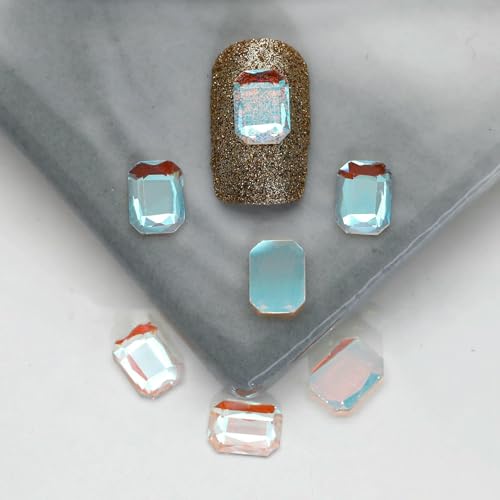 100/500 Stück 40Style Flachboden-Strasssteine für Nagelkunst, Glaskristall, 3D-Nageldekoration, mehrere Formen – P518, 6 x 8 mm, 500 Stück 100/500 Stück 40Style Flachboden-Strasssteine für Nagelkunst, Glaskristall, 3D-Nageldekoration, mehrere Formen – P518, 6 x 8 mm, 500 Stück von DEFRTG