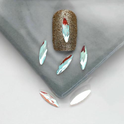 100/500 Stück 40Style Flachboden-Strasssteine für Nagelkunst, Glaskristall, 3D-Nageldekoration, mehrere Formen – P534, 3 x 11 mm, 500 Stück 100/500 Stück 40Style Flachboden-Strasssteine für Nagelkunst, Glaskristall, 3D-Nageldekoration, mehrere Formen – P534, 3 x 11 mm, 500 Stück von DEFRTG