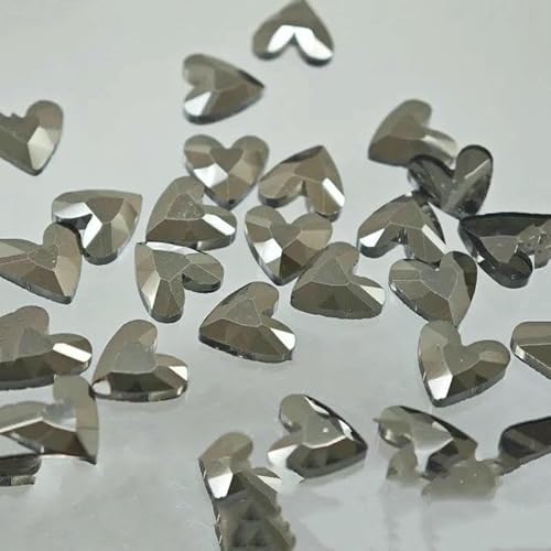 100/500 Stück 6 mm V-Herzform Boutique-Strasssteine mit flachem Boden für Nagelkunst, Glaskristall, 3D-Nageldekoration – Minenschwarz – 500 Stück 100/500 Stück 6 mm V-Herzform Boutique-Strasssteine mit flachem Boden für Nagelkunst, Glaskristall, 3D-Nageldekoration – Minenschwarz – 500 Stück von DEFRTG