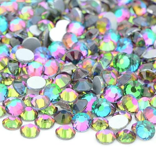 100 Brutto-Großpackung SS6 SS10 SS12 SS16 SS20 SS30 AB-farbige Glas-Strasssteine, nicht Hotfix, flache Rückseite, Strasssteine zum Selbermachen, Nagelsteine – 43 Grüne Flamme – SS20, 10 100 Brutto-Großpackung SS6 SS10 SS12 SS16 SS20 SS30 AB-farbige Glas-Strasssteine, nicht Hotfix, flache Rückseite, Strasssteine zum Selbermachen, Nagelsteine – 43 Grüne Flamme – SS20, 10 von DEFRTG