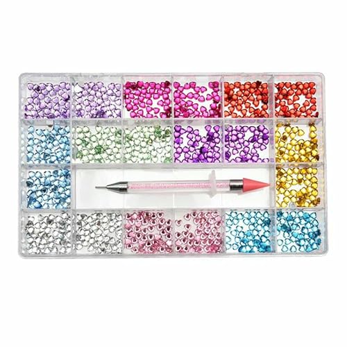 100 Stück Herz-Acryl-Strasssteine, nicht Hotfix, glitzernde Nägel, Kristalle, Strass, Dekoration für Nagelkunst, Nagel-Charms, verpackt, 8 mm 100 Stück Herz-Acryl-Strasssteine, nicht Hotfix, glitzernde Nägel, Kristalle, Strass, Dekoration für Nagelkunst, Nagel-Charms, verpackt, 8 mm von DEFRTG