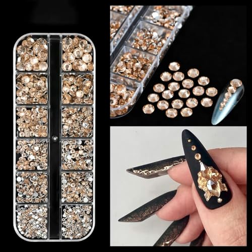 12 Gitter Acryl-Blumen-Nagel-Charms 12 Farben Set 3D-Blumen-Nagel-Kunst Strasssteine Gemischte Blüten Frühlings-Edelsteine DIY Nagelzubehör-PH194-11 12 Gitter Acryl-Blumen-Nagel-Charms 12 Farben Set 3D-Blumen-Nagel-Kunst Strasssteine Gemischte Blüten Frühlings-Edelsteine DIY Nagelzubehör-PH194-11 von DEFRTG