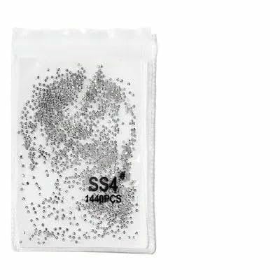 1440 Stück AB/klare Nagelkunst-Kristall-Strasssteine, Charms, SS3/4/5/6/8/10/12/16/20, nicht HotFix, 3D-Glas-Strass-Dekorationen, klar, SS4 1440 Stück AB/klare Nagelkunst-Kristall-Strasssteine, Charms, SS3/4/5/6/8/10/12/16/20, nicht HotFix, 3D-Glas-Strass-Dekorationen, klar, SS4 von DEFRTG