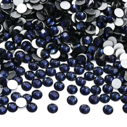1440 Stück SS6–SS20, 1440 Stück Top-Glaskristall, nicht Hotfix-Strasssteine, flache Rückseite, Glitzersteine, Nagelkunst-Dekorationen, DIY-Zubehör, Montana, SS16 (3,8–4,0 mm) von DEFRTG