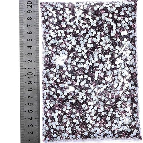14400 Stück/Großpackung SS6-SS20 Glitzerkristalle Hotfix-Strasssteine Glas-Strass für Hochzeiten-Hellblau-SS16-14400 Stück von DEFRTG