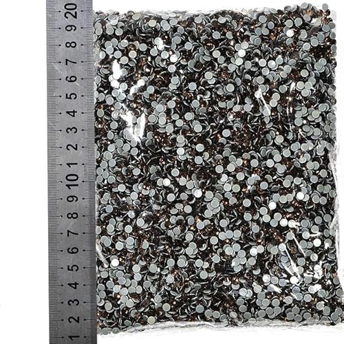 14400 Stück/Großpackung SS6-SS20 Glitzerkristalle Hotfix-Strasssteine Glas-Strass für Hochzeiten-Rauchtopas-SS20-14400 Stück 14400 Stück/Großpackung SS6-SS20 Glitzerkristalle Hotfix-Strasssteine Glas-Strass für Hochzeiten-Rauchtopas-SS20-14400 Stück von DEFRTG
