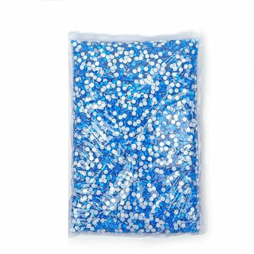 14400 Stück Flatback Crystal AB Nicht-Hotfix-Strasssteine in Großpackung Glitzerkristall SS3-SS20 für Nagelhochzeiten F0228-Neonblau-SS16-14400 S von DEFRTG
