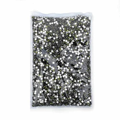 14400 Stück Flatback Crystal AB Nicht-Hotfix-Strasssteine in Großpackung Glitzerkristall SS3–SS20 für Nagelhochzeiten F0228-Olive-SS20-14400 Stü von DEFRTG