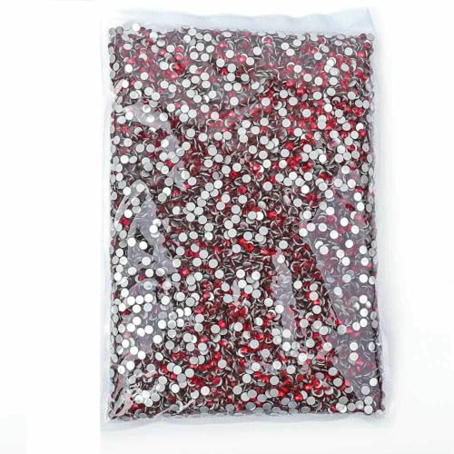 14400 Stück Flatback Crystal AB Nicht-Hotfix-Strasssteine in Großpackung Glitzerkristall SS3-SS20 für Nagelhochzeiten F0228-REAL Siam-SS16-14400 von DEFRTG