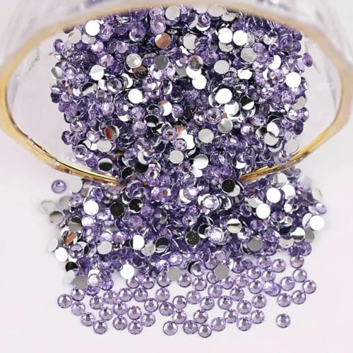 2 mm – 6 mm, rund, nicht Hotfix, Glitzer, Bling, Maniküre-Strass, silberfarben, flache Rückseite, Harz-Strasssteine, zum Aufkleben, Perlen für Nagelkunst, Nagel-Edelsteine, DIY, A11 Vio 2 mm – 6 mm, rund, nicht Hotfix, Glitzer, Bling, Maniküre-Strass, silberfarben, flache Rückseite, Harz-Strasssteine, zum Aufkleben, Perlen für Nagelkunst, Nagel-Edelsteine, DIY, A11 Vio von DEFRTG
