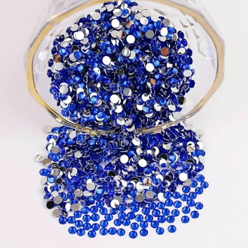 2 mm – 6 mm, rund, nicht Hotfix, Glitzer, Bling, Maniküre-Strass, silberfarben, flache Rückseite, Harz-Strasssteine zum Aufkleben, Perlen für Nailart, Nagel-Edelsteine, DIY, A26 Saphir, 2 mm – 6 mm, rund, nicht Hotfix, Glitzer, Bling, Maniküre-Strass, silberfarben, flache Rückseite, Harz-Strasssteine zum Aufkleben, Perlen für Nailart, Nagel-Edelsteine, DIY, A26 Saphir, von DEFRTG