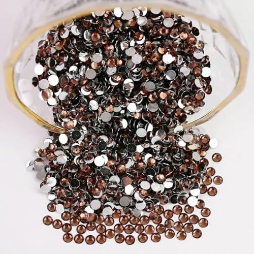 2 mm – 6 mm, rund, nicht Hotfix, Glitzer, Bling, Maniküre-Strass, silberfarben, flache Rückseite, Kunstharz, Strasssteine zum Aufkleben, Perlen für Nailart, Nagel-Edelsteine, DIY, A05 R 2 mm – 6 mm, rund, nicht Hotfix, Glitzer, Bling, Maniküre-Strass, silberfarben, flache Rückseite, Kunstharz, Strasssteine zum Aufkleben, Perlen für Nailart, Nagel-Edelsteine, DIY, A05 R von DEFRTG