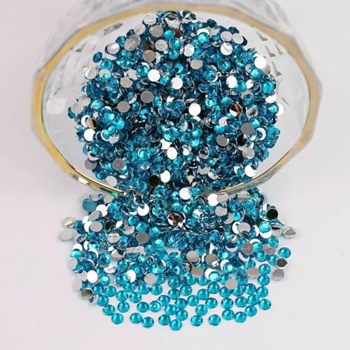 2 mm – 6 mm, rund, nicht Hotfix, Glitzer, Bling, Maniküre-Strass, silberfarben, flache Rückseite, Kunstharz, Strasssteine zum Aufkleben, Perlen für Nailart, Nagel-Edelsteine, DIY, A06 B 2 mm – 6 mm, rund, nicht Hotfix, Glitzer, Bling, Maniküre-Strass, silberfarben, flache Rückseite, Kunstharz, Strasssteine zum Aufkleben, Perlen für Nailart, Nagel-Edelsteine, DIY, A06 B von DEFRTG